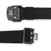 Cinturón Táctico para Hombre Hebilla PP Cinturón Automático Casual Lona Estudiante Herramienta de Entrenamiento Militar Deportes al Aire Libre Cinturón para Pantalones Versátil