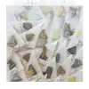 Auxílios de ensino de borboleta não cortada embalagem triangular manual educação popular material de asas matérias-primas borboleta não cortada ciência popular real