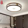 Iluminación Nueva China Madera Maciza Sala de Estar Luz de Techo 6 Nueva Estética Estilo Canción Estilo Chino Villa Hall Luz Otro