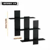 Prateleira de armazenamento de parede transfronteiriça, prateleira de parede de armazenamento multicamadas, prateleira de exibição para figuras, prateleira decorativa, prateleira de exibição de decoração de fundo