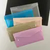 Bolsas de sobre de efectivo de colores, bolsas de presupuesto de PP, bolsas para documentos, bolsas de información
