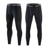 Pantalones Deportivos de Fitness para Otoño e Invierno para Hombre, Pantalones de Entrenamiento Base para Baloncesto, Pantalones de Compresión de Secado Rápido y Absorción del Sudor para Correr, Pantalones Ajustados Cortos