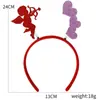 Decoraciones para Fiesta de Solteros del Día de San Valentín Europeo y Americano Diadema de Corazón de Amor Accesorios para Fotos Diadema Xoxo Accesorios para la Cabeza