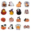 Aliexpress Broche Creativo Lindo de Gato Pato Transfronterizo Personalizado Dibujos Animados Calabaza de Halloween Accesorios Insignia Combinación