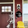 Decoración de Letrero de Madera del Día de Muertos Transfronterizo Halloween Letrero de Madera de Alta Gama Fiesta Festiva Calavera Personalización