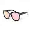 Nuevas Gafas de Sol con Remaches Estilo Coreano para Niños Gafas Vintage Caja Gafas Distintivas para Bebés Gafas de Montura Ancha para Niños y Niñas