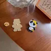 Lindo Broche de Panda Animal de Dibujos Animados Panda Gigante Divertido Insignia de Metal Pin para Ropa de Bebé de Estudiante Hombre y Mujer