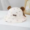 Sombrero de Pescador para Niños de Otoño e Invierno, Sombrero Cubeta Ajustable a Prueba de Viento de Otoño para Niños y Niñas, Sombrero de Sol para Bebés y Niños Pequeños
