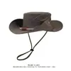 Sombrero de Senderismo para Exteriores, Sombrero de Pescador de Secado Rápido, Sombrero de Protección Solar para Camping para Hombres y Mujeres, Sombrero de Pesca de Verano, Sombrero de Vaquero Occidental
