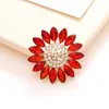 Transfronterizo Nuevo Cristal Ojo de Caballo Girasol Accesorios para Joyería DIY Moda Simple Aleación de Zinc Diamante Accesorios Material