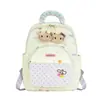 Moda de nicho estilo coreano, minirmochila minimalista con estampado de lunares y estrellas, perfecta para salidas infantiles y desplazamientos, elegante y ligera