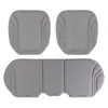Cojín de asiento de coche de algodón látex de alta gama, una sola pieza, apto para todas las estaciones, almohadilla de asiento de cuero gamuza, tacto premium, cojín de asiento ventilado y transpirable