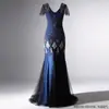 Vestido de Lentejuelas Retro Transfronterizo Europeo y Americano de los años 1920 Vestido Largo de Noche Talla Grande para Fiesta de Banquete Vestido de Mujer de Comercio Exterior