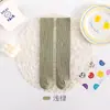 26 calcetines para niños para primavera y otoño, calcetines de tubo largo versátiles estilo coreano para niñas, calcetines de tubo recto de doble aguja apilados, Dopamina