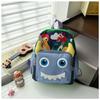 Mochila Escolar Infantil Menina Desenho Animado Fofo Menino Monstrinho Saindo Leve Simples para Jardim de Infância