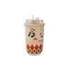 Copo térmico Cartoon Panda 316 Aço inoxidável Alto valor de cor Ventosa portátil Crianças Dupla bebida isolamento Copo de café