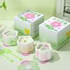 Vela Happy Blossom Aromaterapia Regalo de Cumpleaños para Novia Regalo para Estudiante Caja de Regalo Dormitorio Cera de Soja Fragancia Duradera Venta al por Mayor