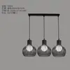 Nuevo candelabro para comedor, diseño de tres cabezas, mesa de comedor simple, estilo popular, lámpara de noche para dormitorio, lámpara creativa para barra de bar, arte de madera y hierro