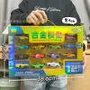 Modelo de Carro em Metal de Liga Não Ponderado Modelo de Simulação Infantil Conjunto de Corrida Caixa de Presente de Alto Padrão Presente Institucional