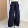 Pantalones de Otoño para Niñas 2026 Estilo Nuevo, Pantalones Casuales Estilo Coreano para Niñas Mayores, Pantalones de Algodón de Pierna Recta Ancha para Niños, Modernos
