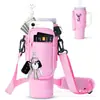 Tapa para Vaso de Hielo de 40 oz Material de Buceo Stanley Bolsa Tote para Botella de Agua Asa Stanley Tapa para Vaso de Letra Aislada Montada en Coche