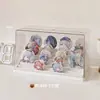 Suporte de Exibição Transparente à Prova de Poeira em Acrílico para Insígnias, Selado e à Prova de Umidade, Caixa de Exibição para Produtos de Anime