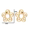 Brincos de Aço Inoxidável Novos para Primavera e Verão, Corte Fresco, Árvore da Vida, Simples, Versáteis para Meninas, Em Estoque