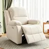 Sofá Eléctrico Multifuncional de un Solo Asiento para Salas Pequeñas, Puede Mecerse y Girar, Sillón Sofá Perezoso, Mecedora de Ocio
