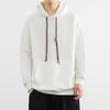 Sudadera de primavera y otoño para hombre, informal, combinable, juvenil, de manga larga, con capucha, sudadera pesada de jacquard.