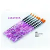 Pluma de Fototerapia para Uñas, Pluma para Manicura de Acrílico, Set de Uñas de Fototerapia, Pluma de 7 Piezas, Pluma para Pintar Manicura, Sin Impuestos