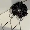 Scrunchie Floral Estilo Floresta para Mulheres, Elástico de Cabelo, Acessório de Cabelo, Novo Elástico de Cabelo Estilo Coreano 2025, Elástico de Cabelo com Laço, Ornamento de Cabelo