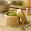 Recipiente de bambu estilo japonês para matcha, pote hermético para armazenamento de pó de chá, armazenamento de pó de matcha, ferramenta para matcha, suporta personalização de logotipo