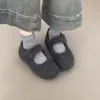 Zapatos de Algodón Nuevos de Invierno 2026 Más Vendidos para Estatura Baja que Aumentan la Altura, Zapatos Mary Jane con Forro de Piel, Zapatos de Mujer Cálidos y Acogedores Estilo Birkenstock