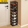 Zapatero para Entrada de Casa, Almacenamiento Plegable, Estante Multicapa para Dormitorio, Pasillo Estrecho, Zapatero, Buenos Artículos para Vivienda de Alquiler