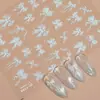 Redanco Novo Adesivo de Nail Art 5D em Relevo Desenho Animado Sereia Concha Luz Decalque de Unha Tridimensional He-1160