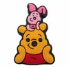 Encantos para Zapatos de Dibujos Animados Winnie the Pooh Accesorios para Zapatos DIY Botones Decorativos Oso Lindo Decoraciones para Zapatos de Jardín