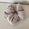 Outono e Inverno Coreanos Faixa de Cabelo de Lã de Cor Pura Suave Simples Diária Versátil Doce Elegante Acessórios de Cabelo com Bolas