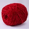 0.1kg Chenilla Terciopelo Dorado Lana Bufanda Tejida para Hombres y Mujeres DIY Hecho a Mano Tejer Suéter Gancho de Crochet Zapatillas Hilo Grueso