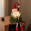 Bastão Twist Brilhante Papai Noel Artesanal Pacote de Material DIY Decoração de Atmosfera Natalina Enfeites de Mesa Pequenos Presentes