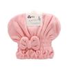 [Selección Premium] Gorro Secador de Pelo Princess Arirang con Lazo de Coral Fleece en Colores Cálidos para Mujer, Turbante Absorbente para Baño