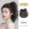 Peluca Rizada Estilo Coreano Nube Flor de Pera Caliente Cola de Caballo Femenina Trenza Recogida Trenza Cabello Artificial Cabello Corto Peluca de Cola de Caballo Alta