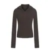 Sudadera con capucha y cremallera estilo retro americano de 11Kn, ajuste ceñido para mujer, ligera, elástica, ropa deportiva para yoga y fitness con terciopelo alemán