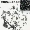 Remaches de garra para cuentas redondas mini de 2 mm, accesorios para ropa, zapatos y bolsos de muñecas DIY, remaches de cuatro puntas para muñecas BJD, suministros para manualidades hechas a mano