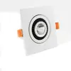 Luminária de teto LED redonda quadrada embutida downlight cob luz tipo tromba de elefante sala de estar teto corredor holofote loja de roupas