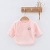 Ropa de media espalda de algodón puro para recién nacido de las cuatro estaciones Clase A 100% Algodón Sin hueso Bebé Top Individual Ropa para el mes del bebé