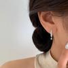 Pendientes de Estrella de Circonita Gota de Agua Nuevos Pendientes de Estrella de Ocho Puntas Lujo Accesible Diamante de Punto Pendientes Inteligentes en Forma de Arroz como Regalo para Tu Novia