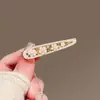 Pasador de Flor de Cerezo Perla Estilo Nuevo Chica Nicho Clip Lateral Flequillo Elegante Clip para Cabello Roto Pinza de Pato Tocado