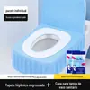 Capa de Assento de Vaso Sanitário Descartável Grande Espessa Cobertura Completa para Mulheres no Pós-parto Almofada de Assento de Vaso Sanitário Embalagem Individual Uso em Hotel Capa de Assento de Vaso Sanitário
