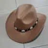 Sombrero de Lana Negro para Mujer de Comercio Exterior Europeo y Americano Primavera y Otoño, Retro Británico de Ala Ancha Versátil para Actuación en Escenario Jazz Hombres