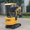 Microexcavadora de zanjas para huertos domésticos Haituo 10, miniexcavadora de ingeniería de trituración de 1 tonelada, microexcavadora multifuncional
